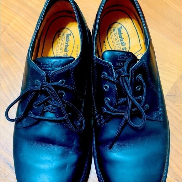 Timberland Other - Men’s Timberland Smart Comfort Black Leather Shoes 10M Quiet Luxury Office Work